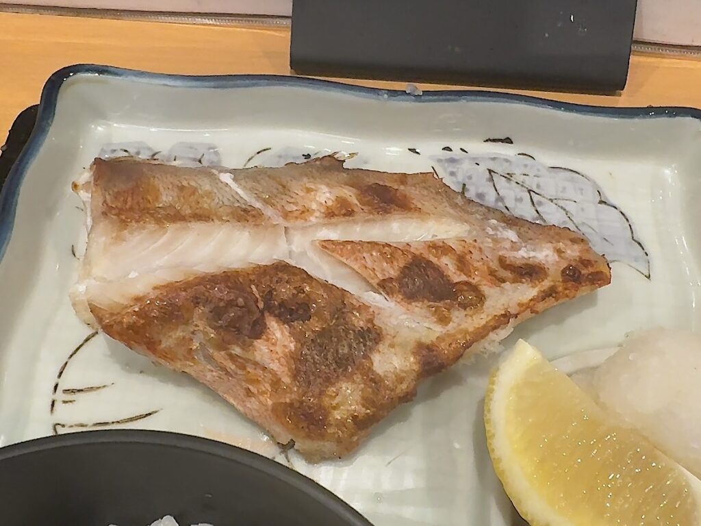 季節料理椿:あこう鯛粕漬定食2