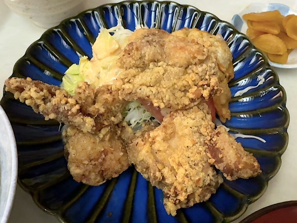 べにづる:唐揚げ定食2