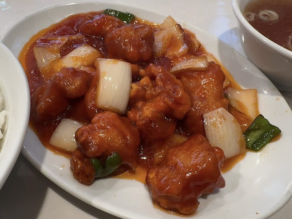 梅林:酢豚定食2