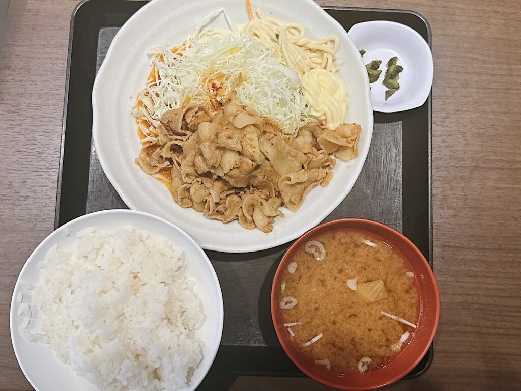 志野:肉シチ定食1