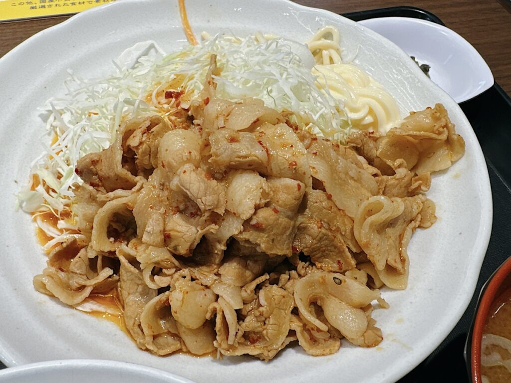 志野:肉シチ定食