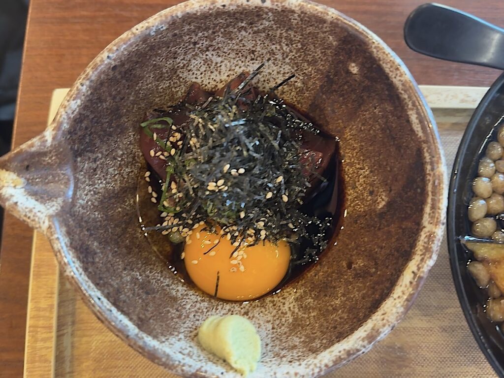 マヅメ:鮪りゅうきゅうと揚げ出汁豆腐2