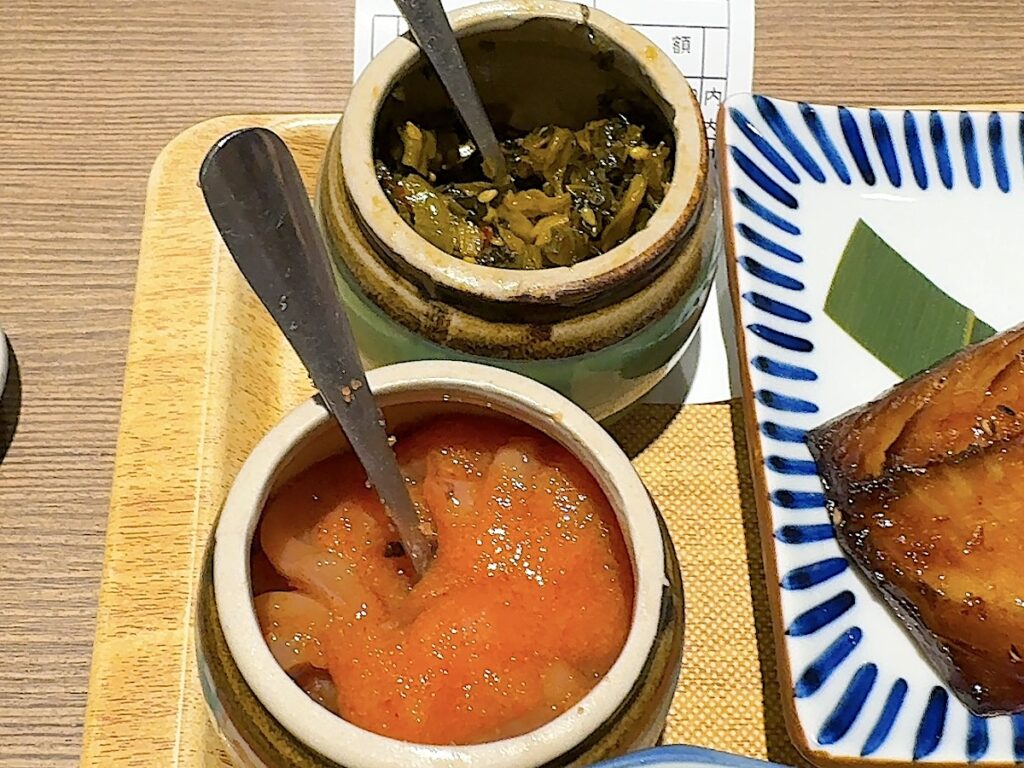 喜水丸:イカ明太と高菜