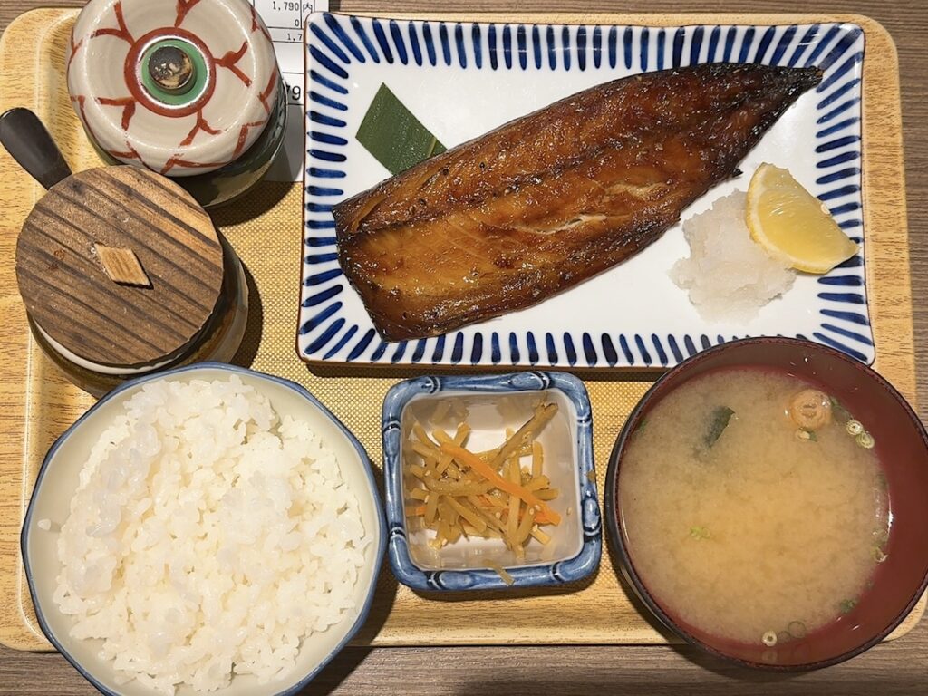 喜水丸:トロさばみりん定食
