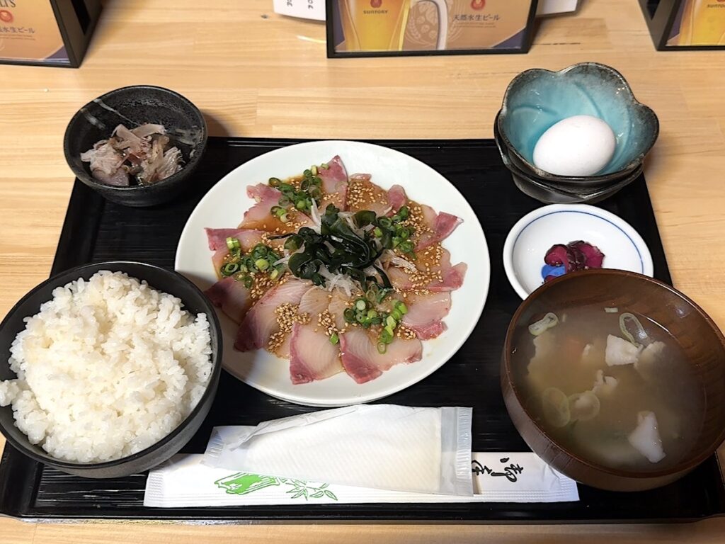 まる福：ごまぶり定食