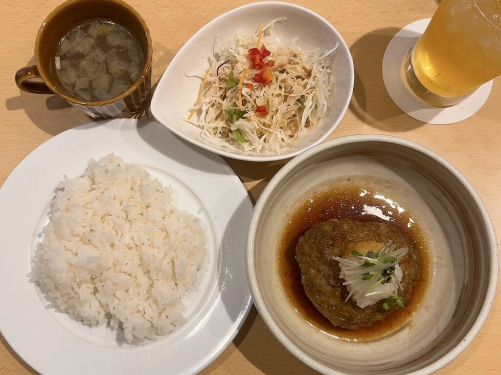 サン・フカヤ:おろしハンバーグ1