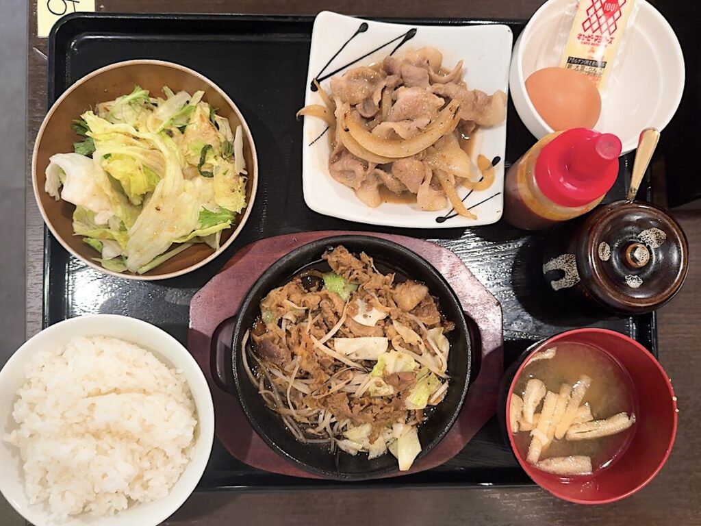 うっちゃり食堂:鉄板焼肉、生姜焼き