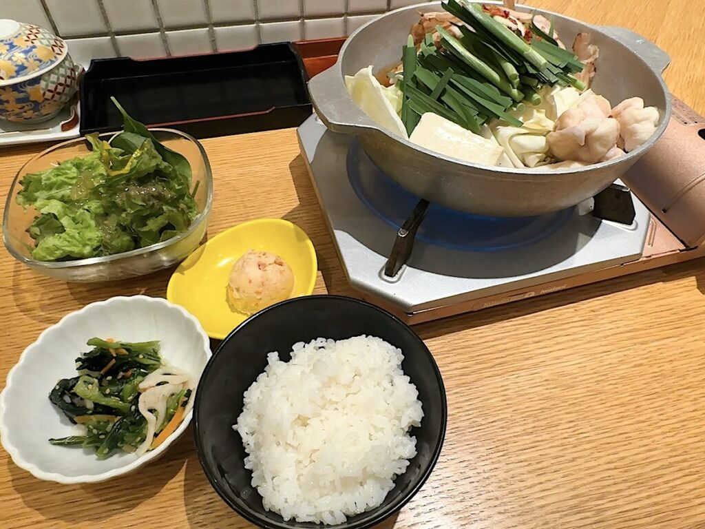 やまや：もつ鍋膳