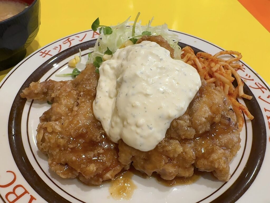 キッチンABC池袋東口：チキン南蛮定食2