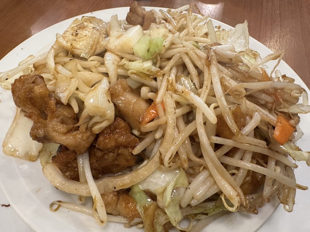 ベジ郎：肉野菜炒め（ポン酢）2