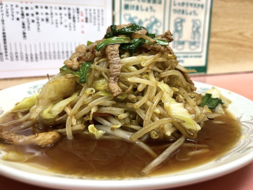 幸楽：野菜炒め定食2