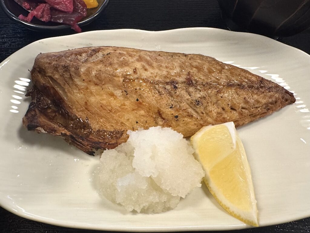 おまた：さば塩焼き定食2