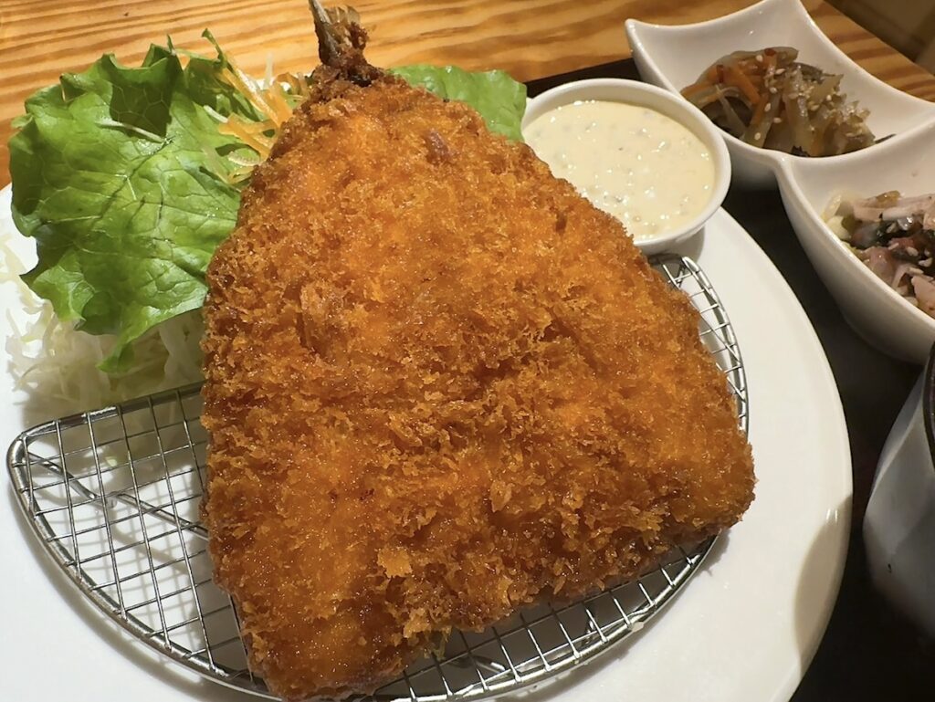 さつき：アジフライ定食2