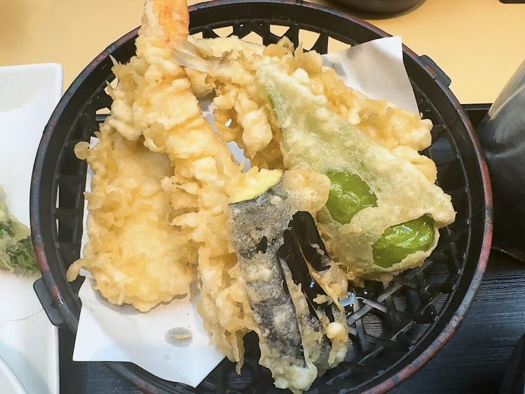 天ぷら天成：天ぷら定食2