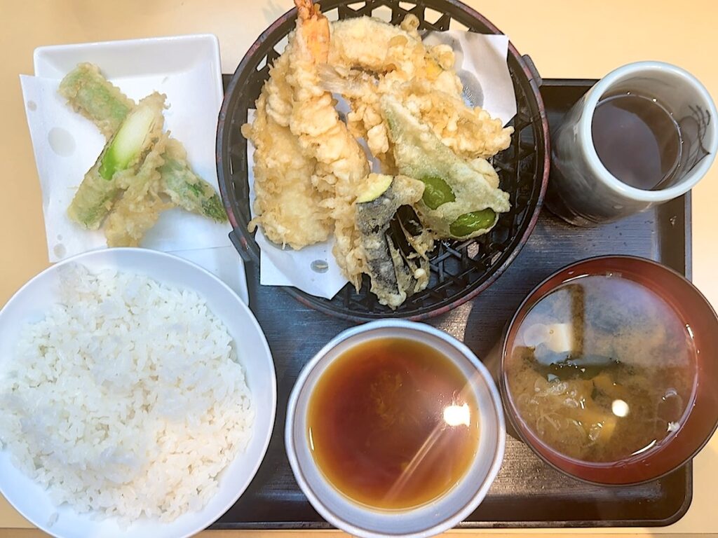 天ぷら天成：天ぷら定食1