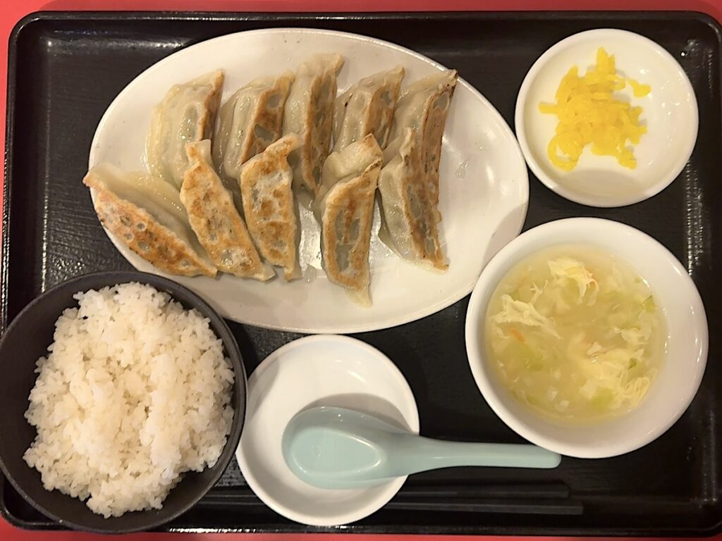 餃子の安亭:極餃子ダブル定食