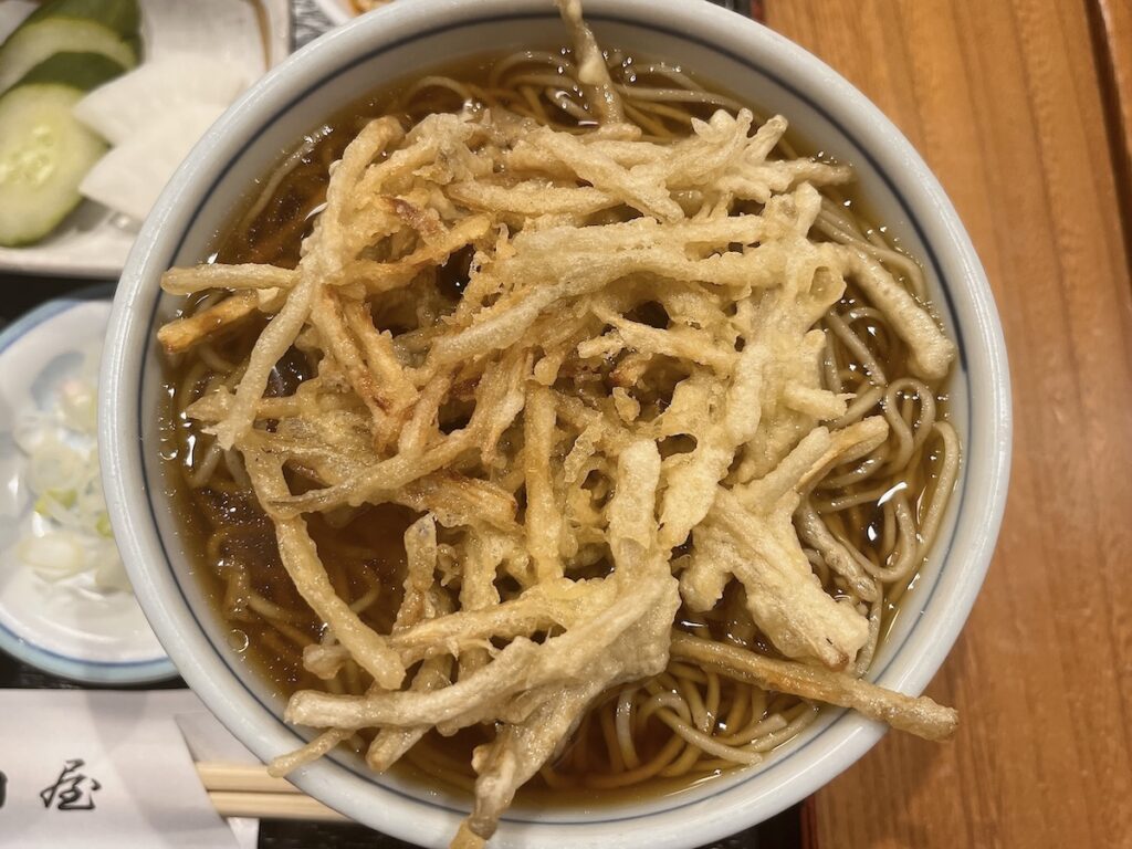 福田屋：そば定食2