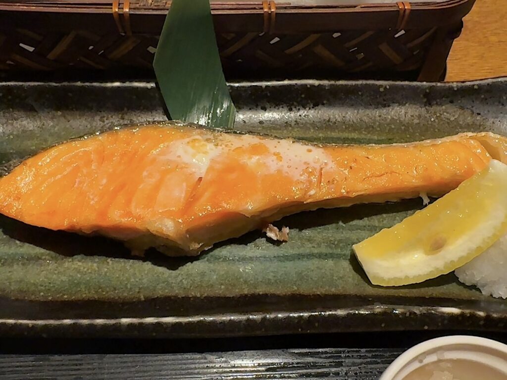 漁：銀鮭塩焼き定食2