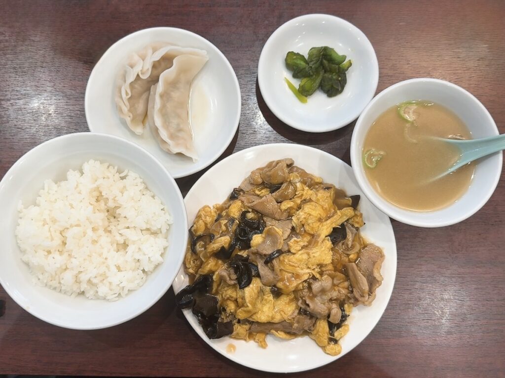 長崎飯店：ムースーロ定食