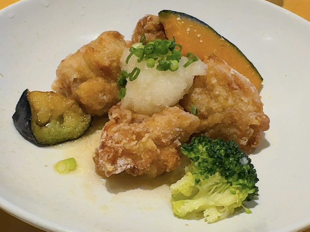 おぼんdeこぼん：鳥の唐揚げお出汁レモン定食2