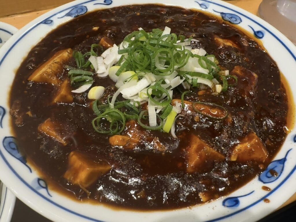 渋三：赤麻婆豆腐定食2