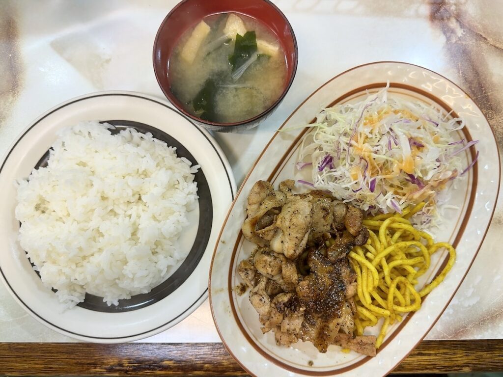 洋庖丁高田馬場店:ポーク辛子炒め定食