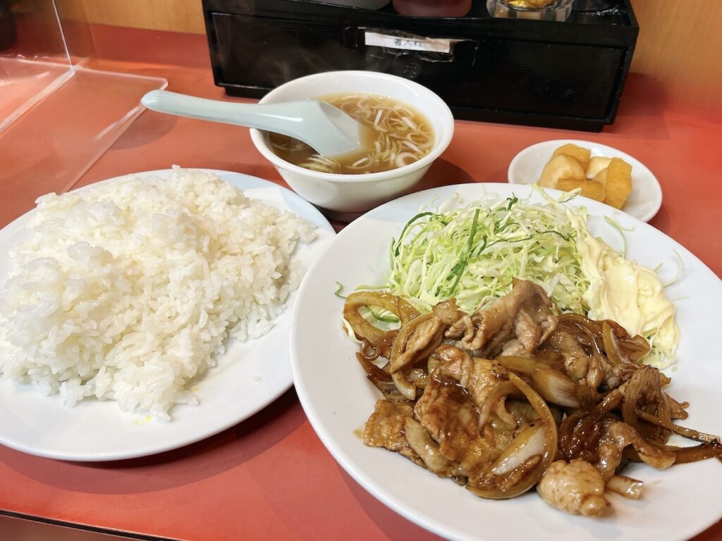 珍満：生姜焼き定食