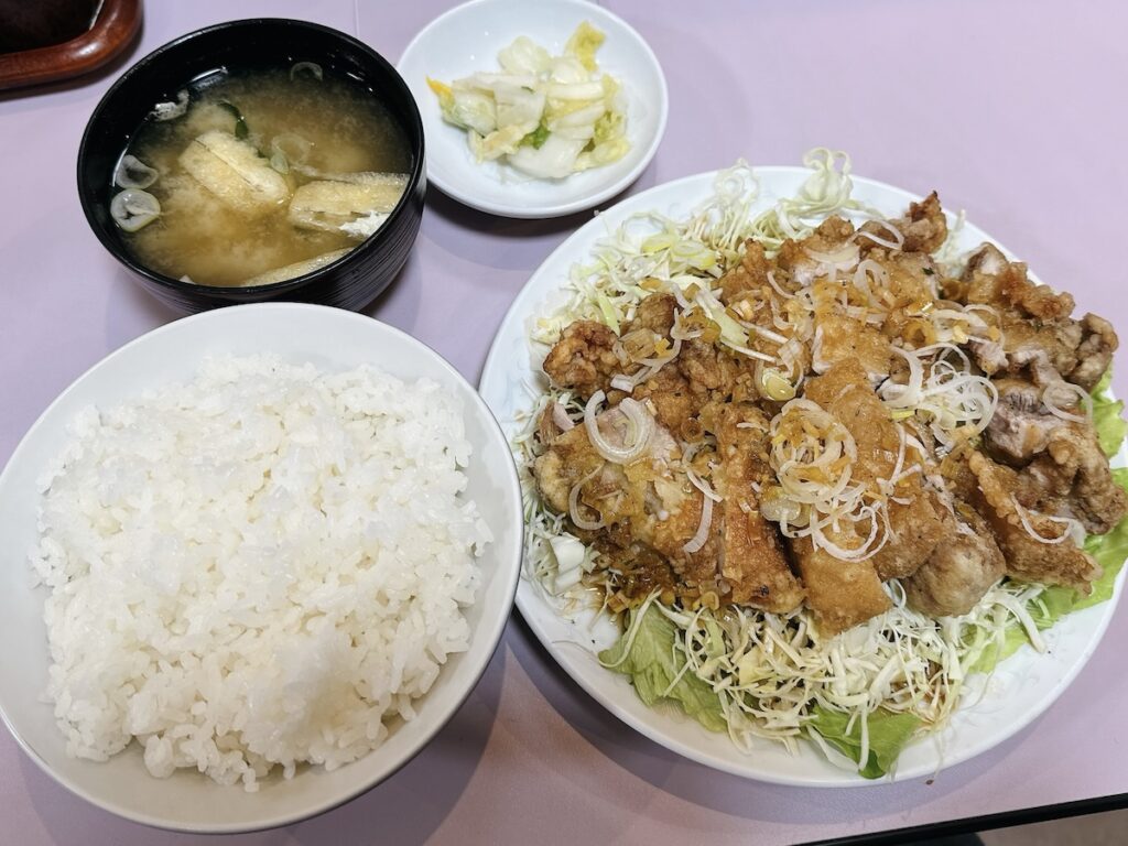 秀永:油淋鶏定食