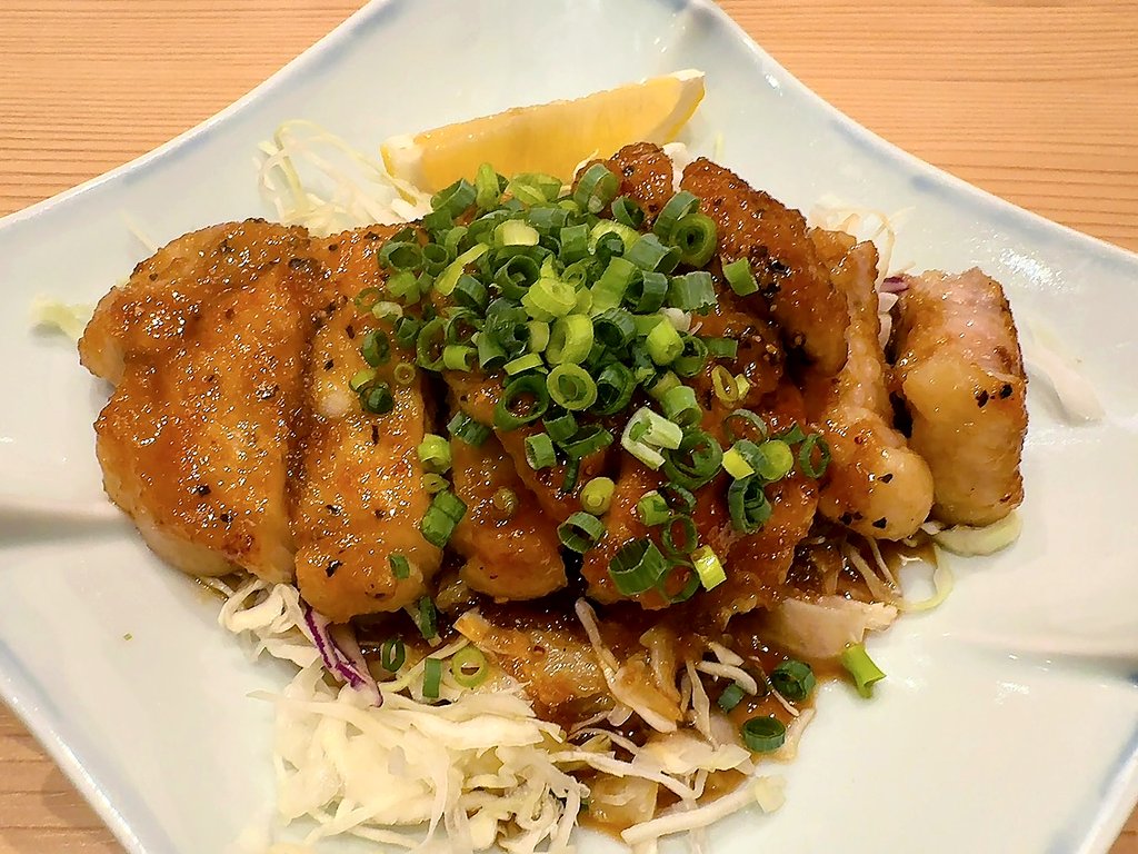 博多天乃：トンテキ定食2